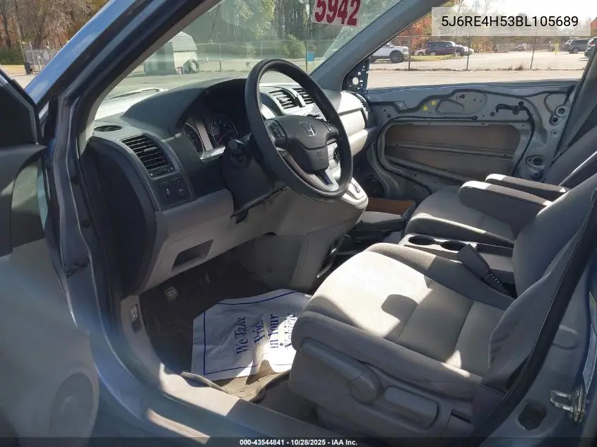 5J6RE4H53BL105689 2011 Honda Cr-V Ex
