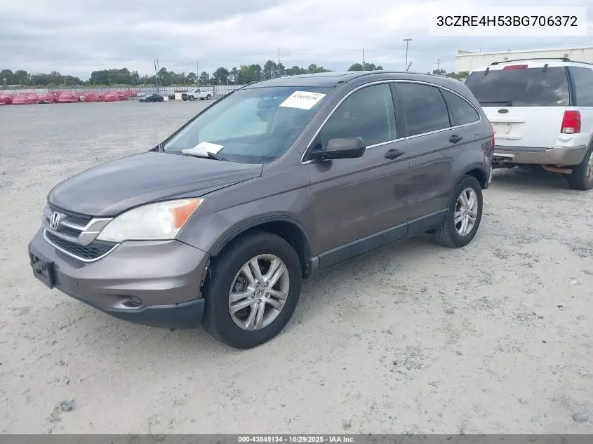 3CZRE4H53BG706372 2011 Honda Cr-V Ex