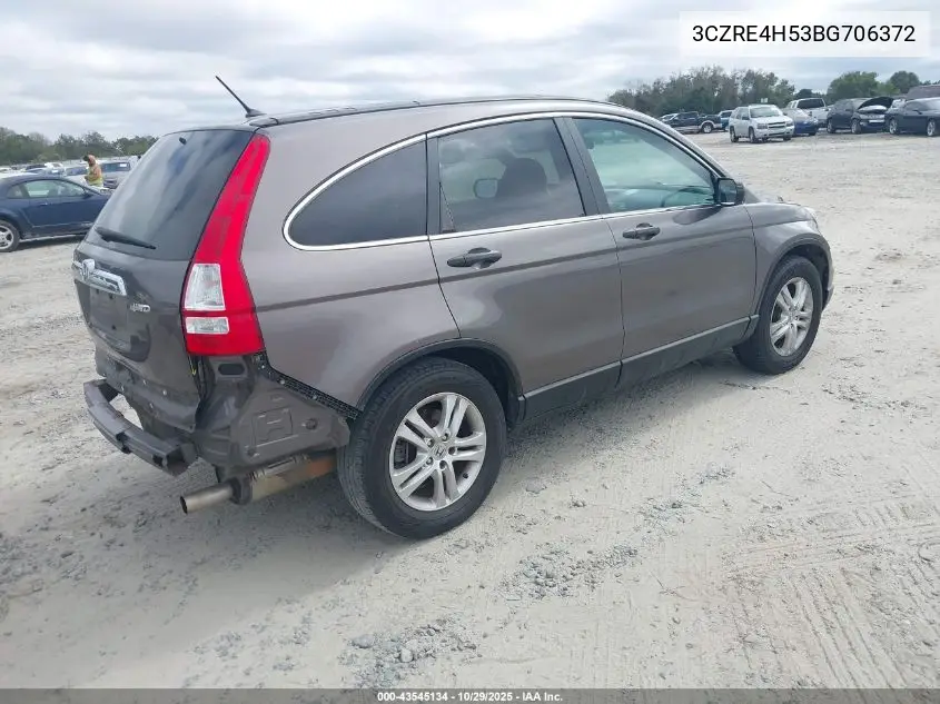 3CZRE4H53BG706372 2011 Honda Cr-V Ex