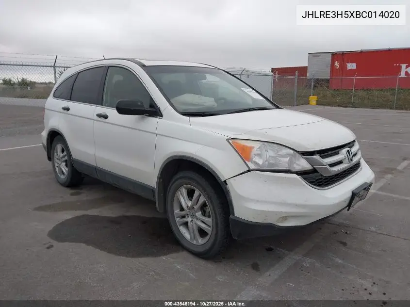 JHLRE3H5XBC014020 2011 Honda Cr-V Ex