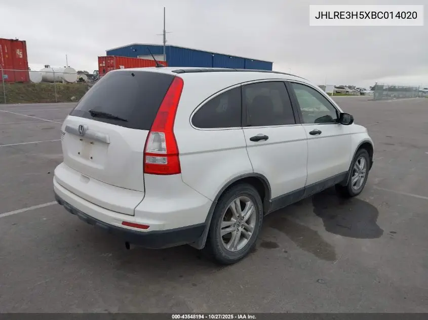 JHLRE3H5XBC014020 2011 Honda Cr-V Ex