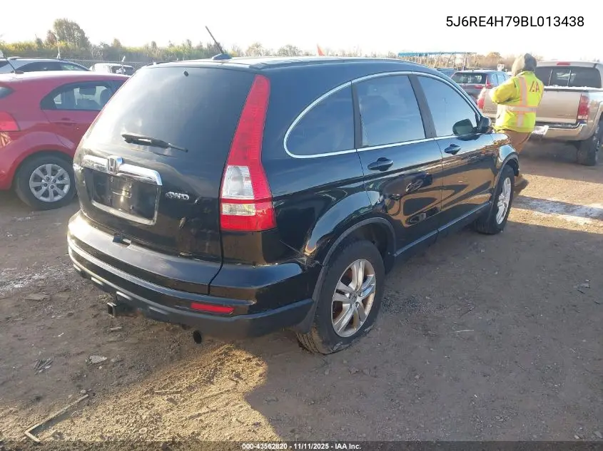 5J6RE4H79BL013438 2011 Honda Cr-V Ex-L