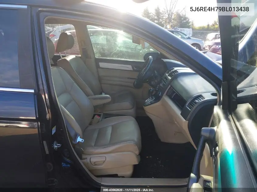 5J6RE4H79BL013438 2011 Honda Cr-V Ex-L