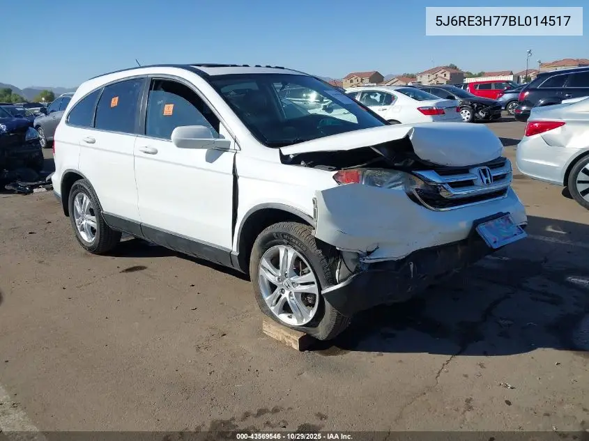 5J6RE3H77BL014517 2011 Honda Cr-V Ex-L