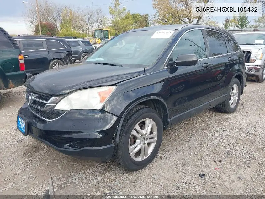 5J6RE4H5XBL105432 2011 Honda Cr-V Ex