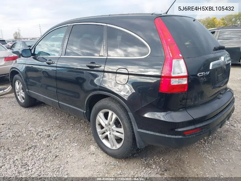 5J6RE4H5XBL105432 2011 Honda Cr-V Ex