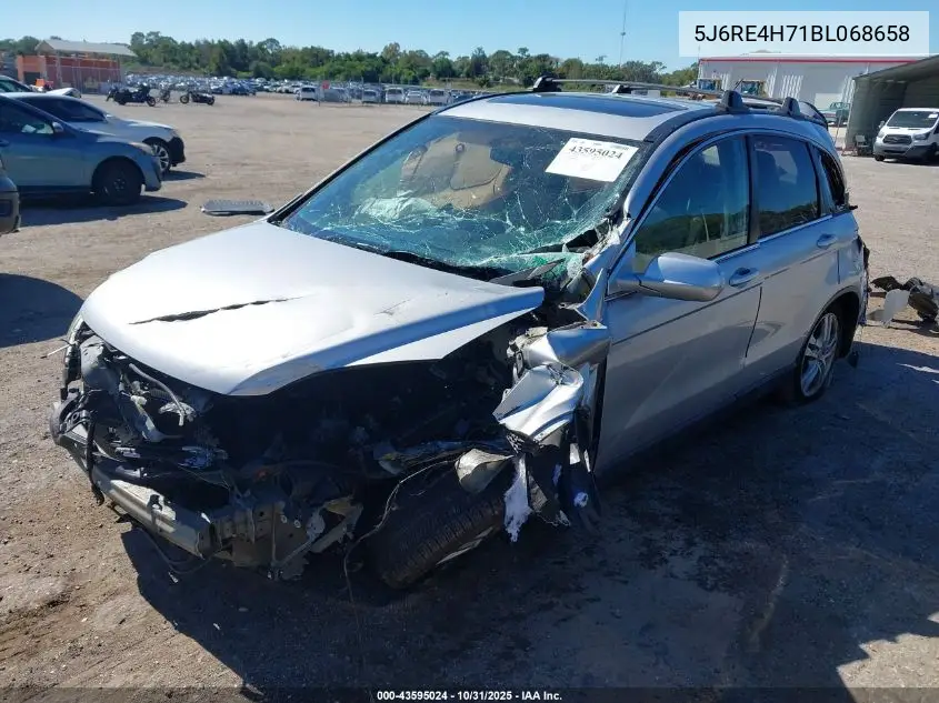 5J6RE4H71BL068658 2011 Honda Cr-V Ex-L