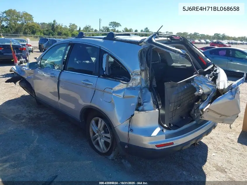 5J6RE4H71BL068658 2011 Honda Cr-V Ex-L