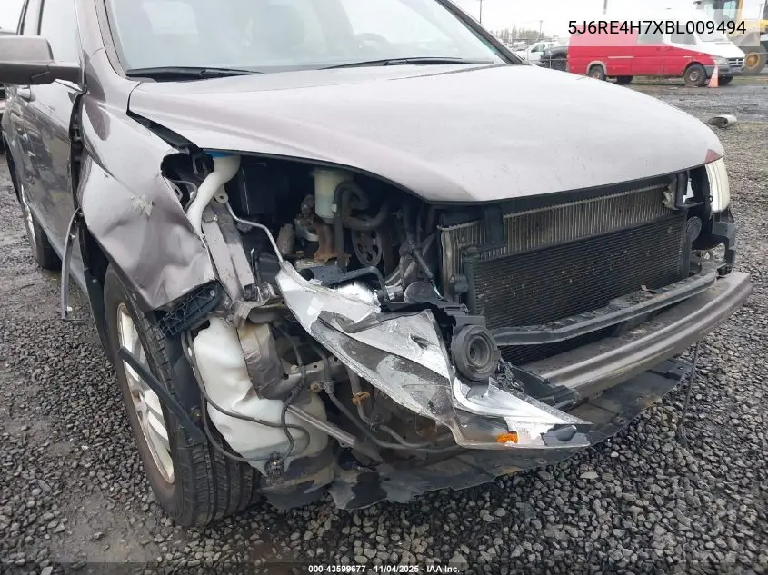 5J6RE4H7XBL009494 2011 Honda Cr-V Ex-L