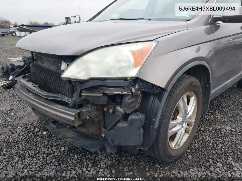 5J6RE4H7XBL009494 2011 Honda Cr-V Ex-L