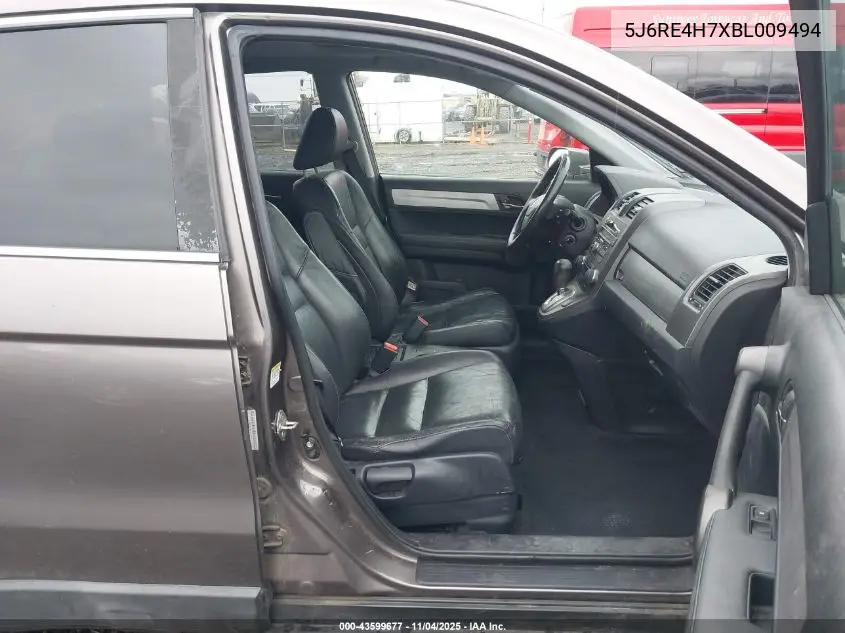 5J6RE4H7XBL009494 2011 Honda Cr-V Ex-L