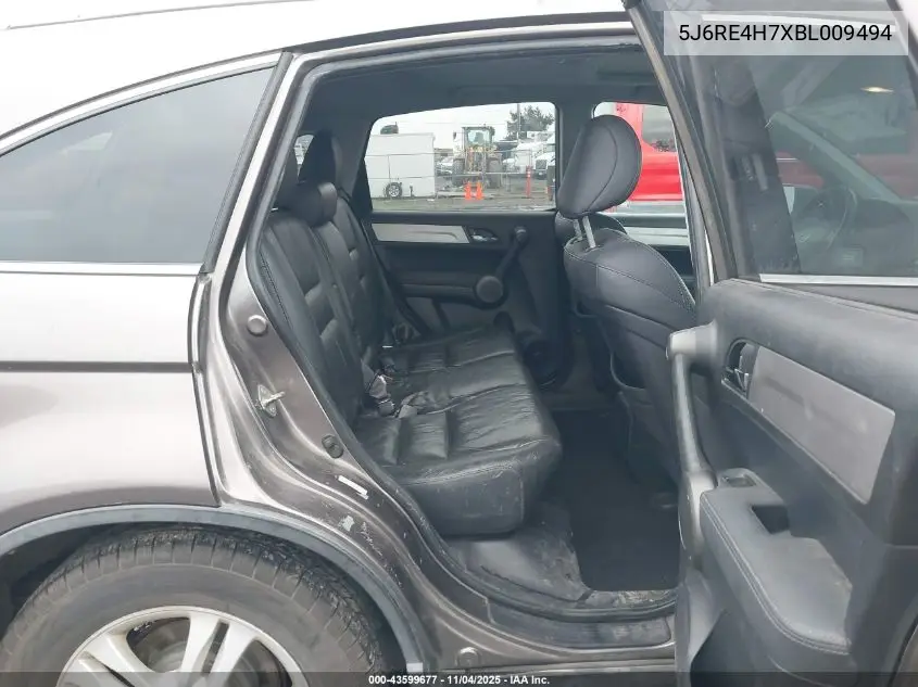 5J6RE4H7XBL009494 2011 Honda Cr-V Ex-L