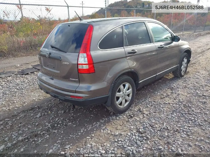 5J6RE4H46BL052588 2011 Honda Cr-V Se