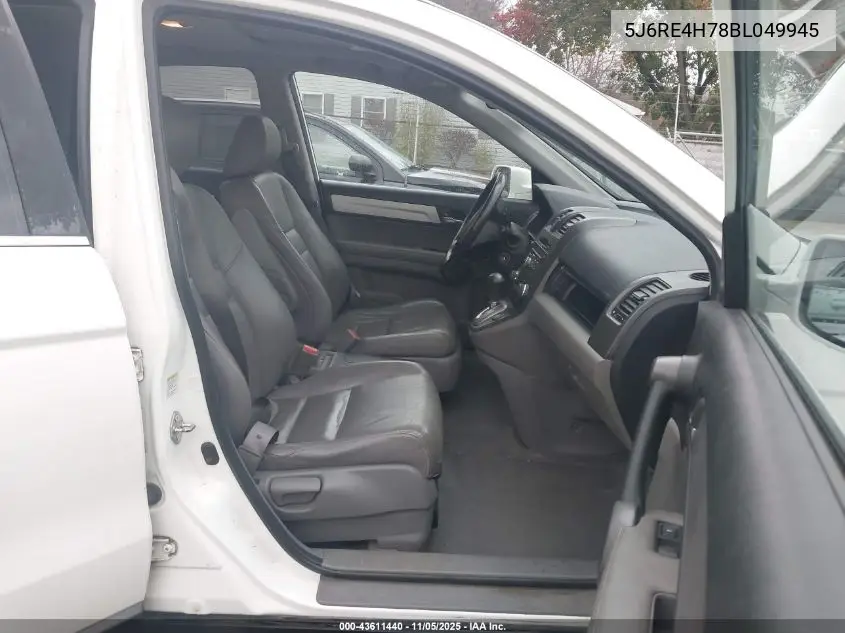 5J6RE4H78BL049945 2011 Honda Cr-V Ex-L