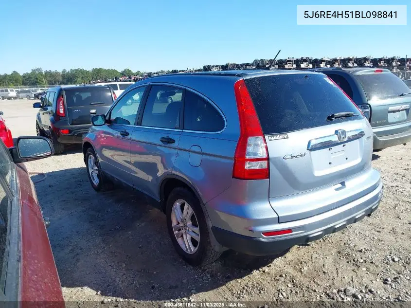 5J6RE4H51BL098841 2011 Honda Cr-V Ex