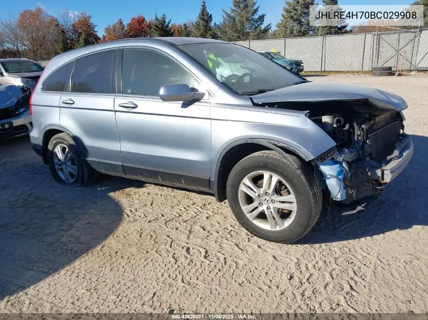 JHLRE4H70BC029908 2011 Honda Cr-V Ex-L
