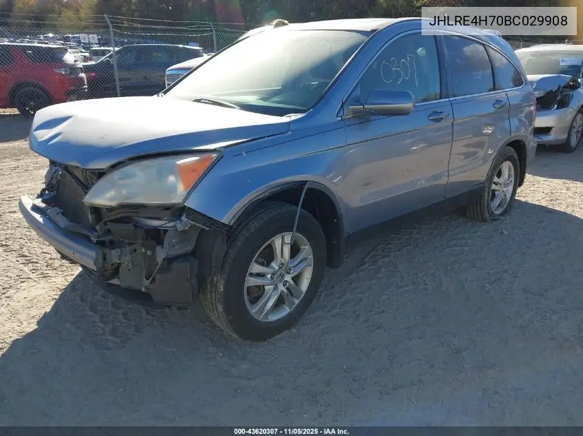 JHLRE4H70BC029908 2011 Honda Cr-V Ex-L