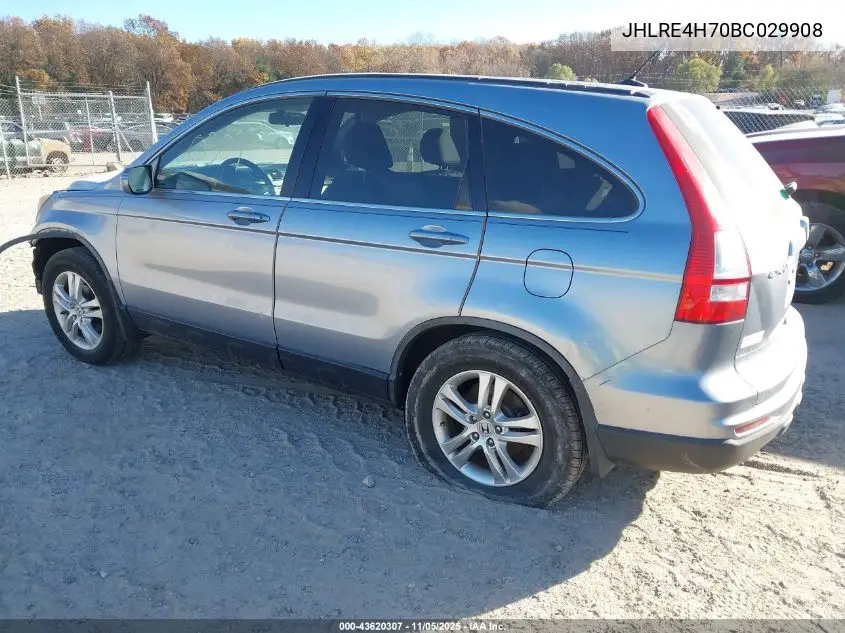 JHLRE4H70BC029908 2011 Honda Cr-V Ex-L