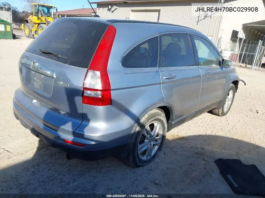 JHLRE4H70BC029908 2011 Honda Cr-V Ex-L