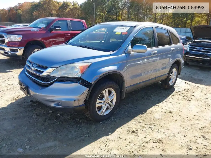 5J6RE4H76BL053993 2011 Honda Cr-V Ex-L