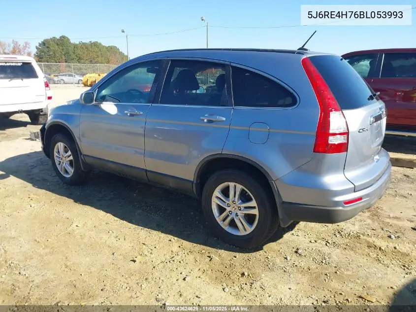 5J6RE4H76BL053993 2011 Honda Cr-V Ex-L