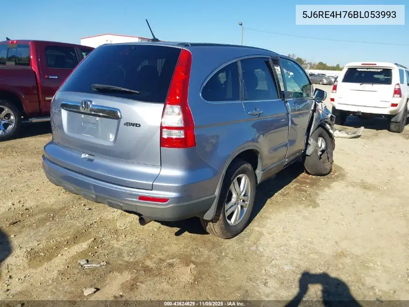 5J6RE4H76BL053993 2011 Honda Cr-V Ex-L