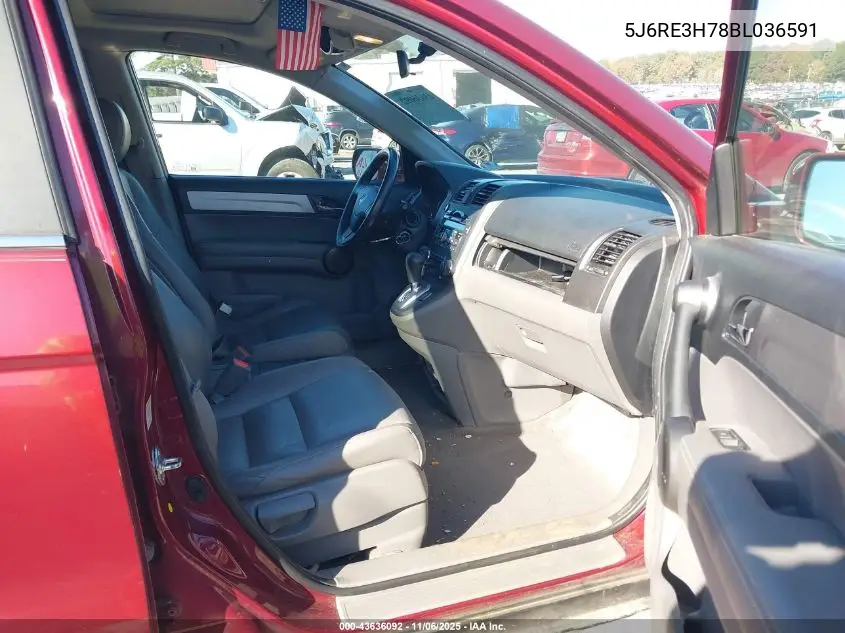 5J6RE3H78BL036591 2011 Honda Cr-V Ex-L