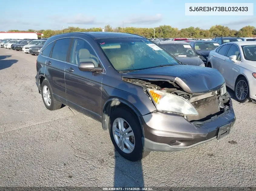 5J6RE3H73BL032433 2011 Honda Cr-V Ex-L