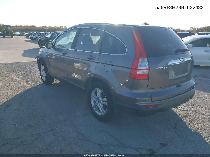 5J6RE3H73BL032433 2011 Honda Cr-V Ex-L
