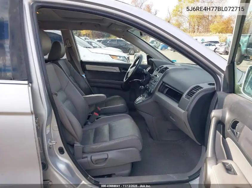 5J6RE4H77BL072715 2011 Honda Cr-V Ex-L