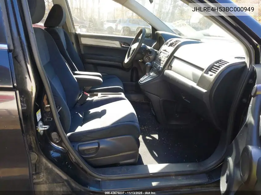 JHLRE4H53BC000949 2011 Honda Cr-V Ex