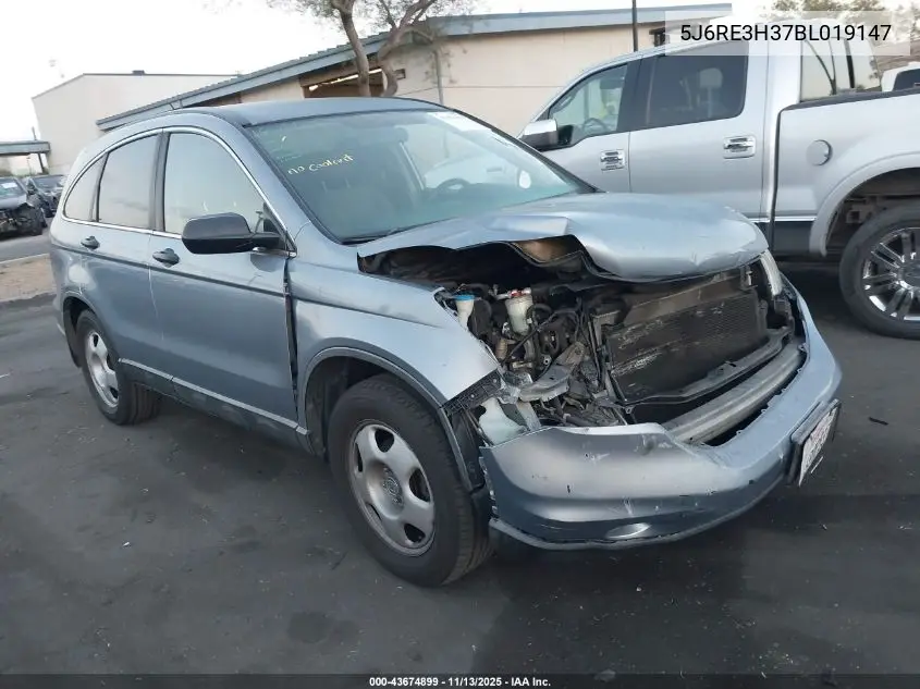 5J6RE3H37BL019147 2011 Honda Cr-V Lx