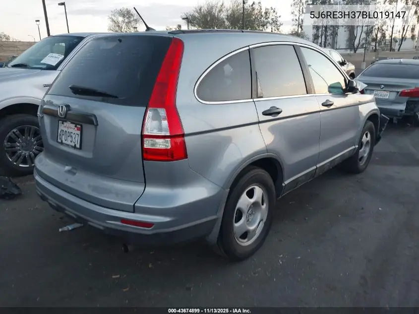 5J6RE3H37BL019147 2011 Honda Cr-V Lx