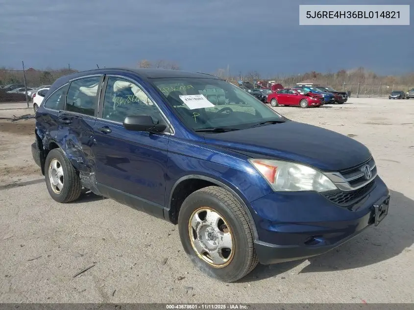 5J6RE4H36BL014821 2011 Honda Cr-V Lx