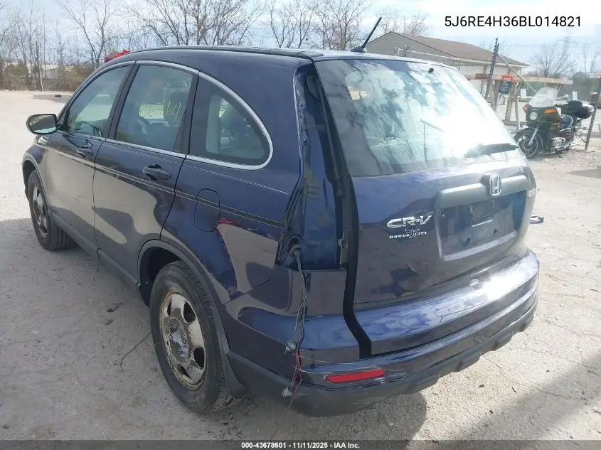 5J6RE4H36BL014821 2011 Honda Cr-V Lx