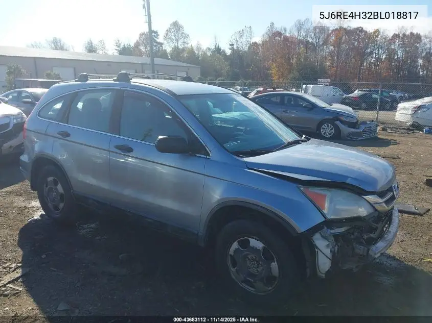 5J6RE4H32BL018817 2011 Honda Cr-V Lx