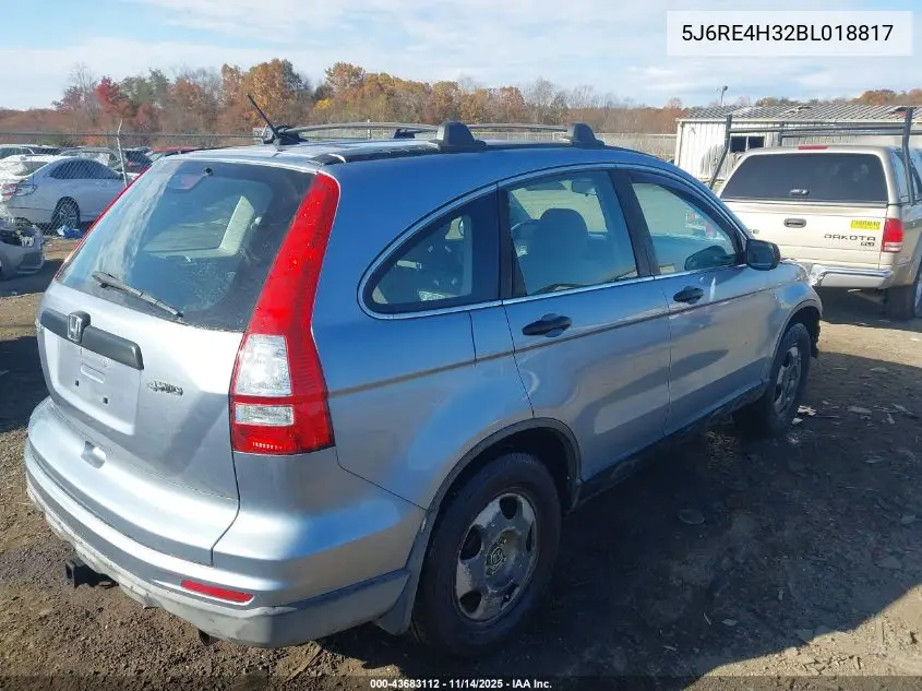 5J6RE4H32BL018817 2011 Honda Cr-V Lx