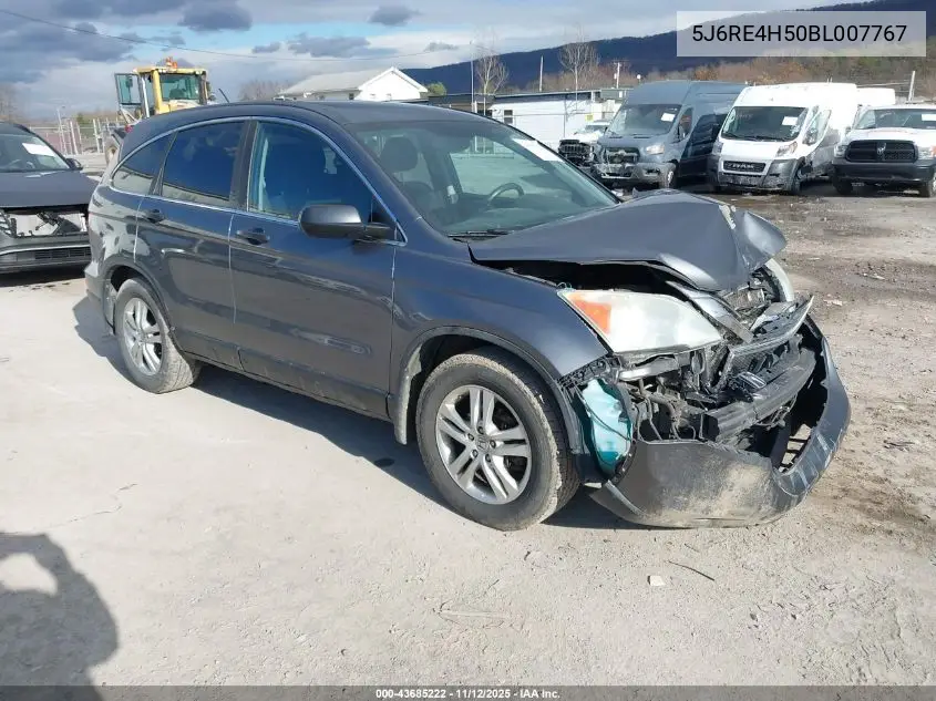 5J6RE4H50BL007767 2011 Honda Cr-V Ex