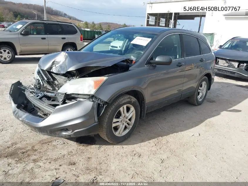 5J6RE4H50BL007767 2011 Honda Cr-V Ex
