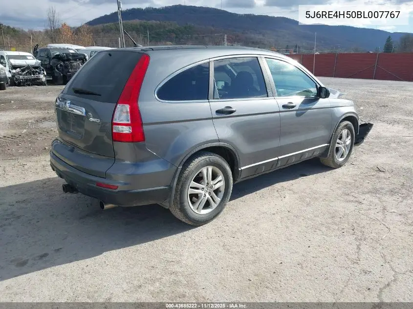 5J6RE4H50BL007767 2011 Honda Cr-V Ex
