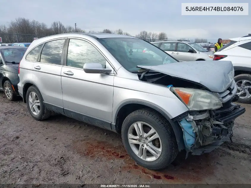5J6RE4H74BL084076 2011 Honda Cr-V Ex-L