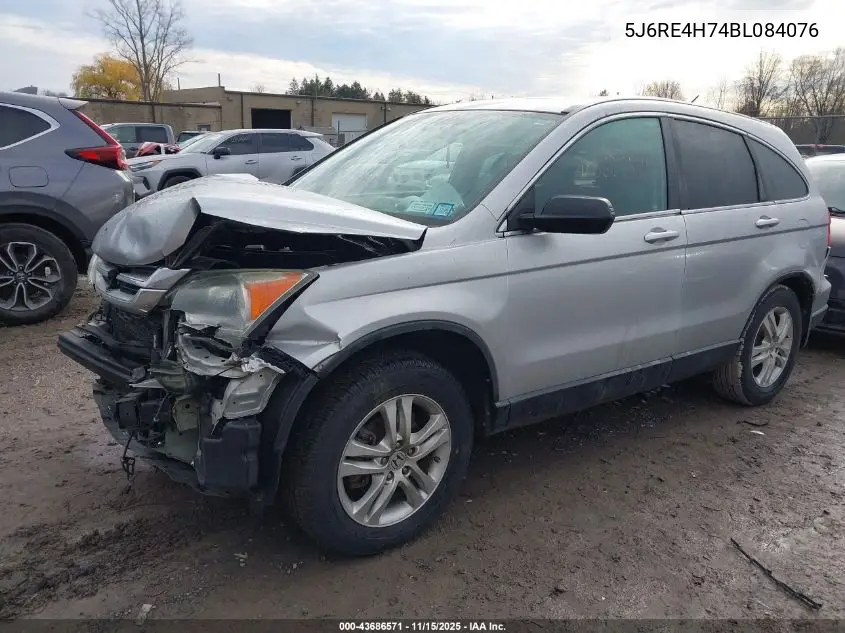 5J6RE4H74BL084076 2011 Honda Cr-V Ex-L