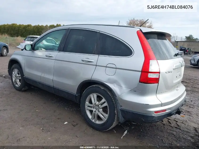 5J6RE4H74BL084076 2011 Honda Cr-V Ex-L