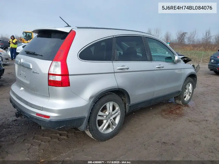 5J6RE4H74BL084076 2011 Honda Cr-V Ex-L