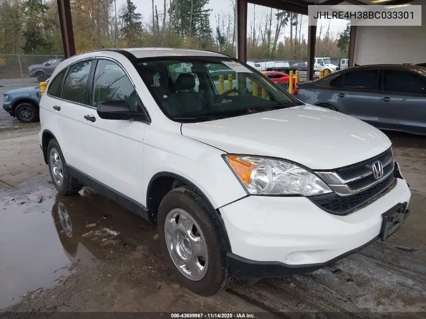 JHLRE4H38BC033301 2011 Honda Cr-V Lx