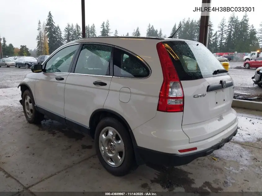 JHLRE4H38BC033301 2011 Honda Cr-V Lx