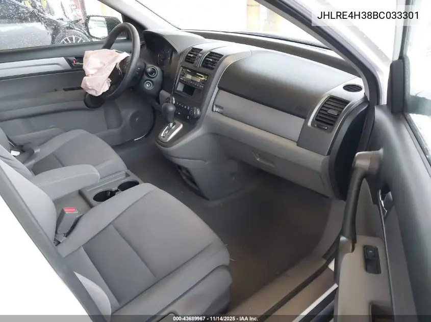 JHLRE4H38BC033301 2011 Honda Cr-V Lx