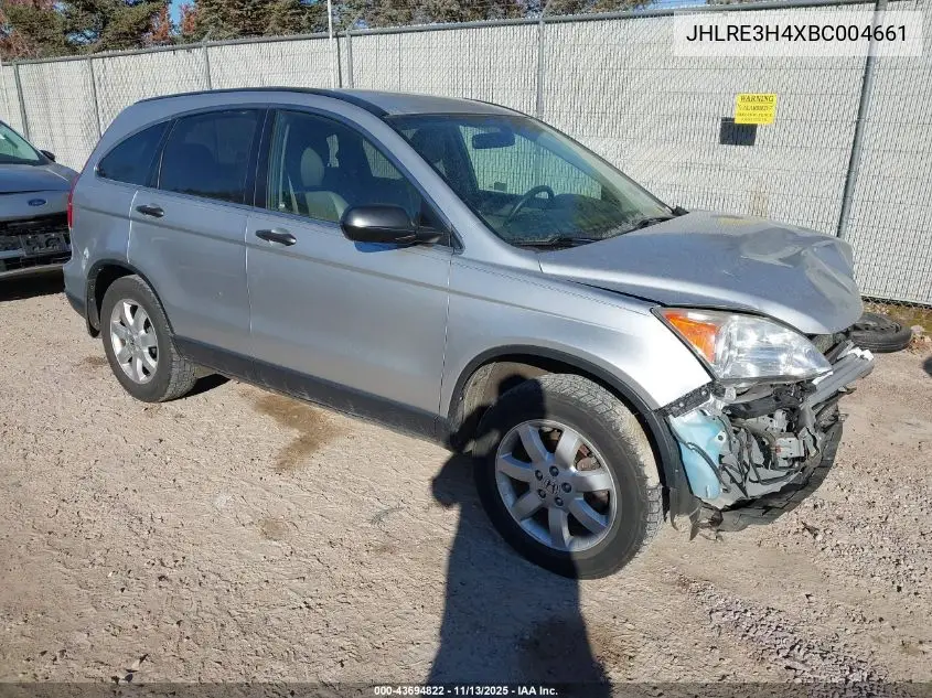JHLRE3H4XBC004661 2011 Honda Cr-V Se