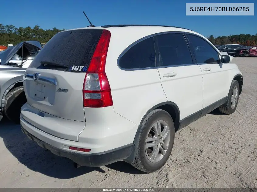 5J6RE4H70BL066285 2011 Honda Cr-V Ex-L