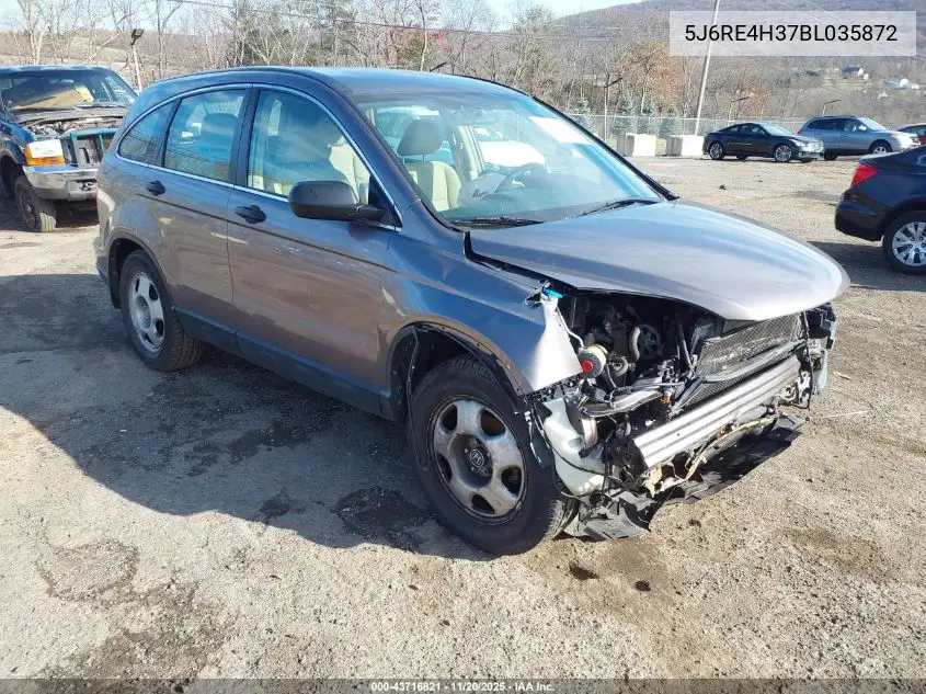5J6RE4H37BL035872 2011 Honda Cr-V Lx
